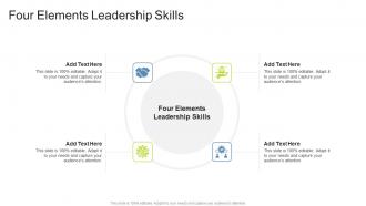 Four Elements Leadership Skills In Powerpoint And Google Slides Cpb