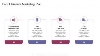 Four Elements Marketing Plan In Powerpoint And Google Slides Cpb