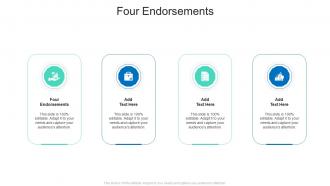 Four Endorsements In Powerpoint And Google Slides Cpb