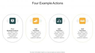 Four Example Actions In Powerpoint And Google Slides Cpb