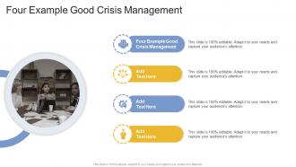 Four Example Good Crisis Management In Powerpoint And Google Slides Cpb