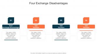 Four Exchange Disadvantages In Powerpoint And Google Slides Cpb