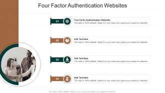 Four Factor Authentication Websites In PowerPoint And Google Slides Cpb