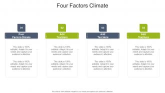 Four Factors Climate In Powerpoint And Google Slides Cpb