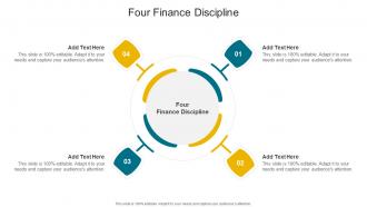 Four Finance Discipline In Powerpoint And Google Slides Cpb