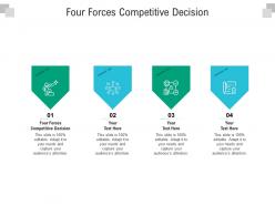 Four forces competitive decision ppt powerpoint presentation gallery microsoft cpb