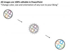 37919601 style circular loop 4 piece powerpoint presentation diagram infographic slide