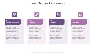 Four Gender Economics In Powerpoint And Google Slides Cpb