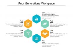 Four generations workplace ppt powerpoint presentation slides graphics tutorials cpb
