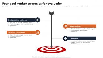Four Goal Tracker Strategies For Evaluation