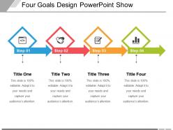Four goals design powerpoint show