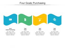 Four goals purchasing ppt powerpoint presentation icon example cpb