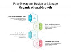 Four hexagons design to manage organizational growth