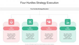 Four Hurdles Strategy Execution In Powerpoint And Google Slides Cpb