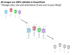 Four idea powerpoint template slide