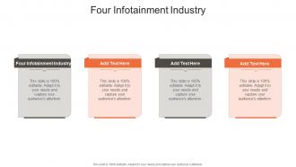 Four Infotainment Industry In Powerpoint And Google Slides Cpb