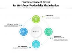 Four interconnect circles for workforce productivity maximization