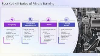 Four Key Attributes Of Private Banking