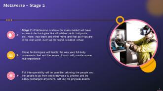 Four Key Stages Of Metaverse Training Ppt