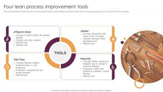 Four Lean Process Improvement Tools