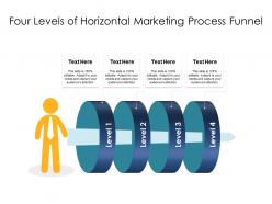 Four Levels Of Horizontal Marketing Process Funnel