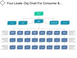 Four Levels Org Chart For Consumer And Wholesale Banks