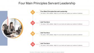Four Main Principles Servant Leadership In Powerpoint And Google Slides Cpb