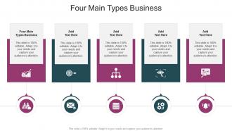 Four Main Types Business In Powerpoint And Google Slides Cpb