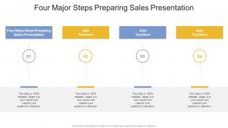 Four Major Steps Preparing Sales Presentation In Powerpoint And Google Slides Cpb
