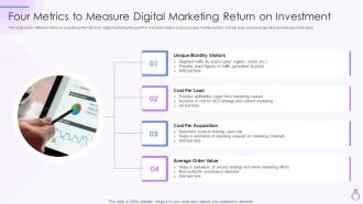 Four Metrics To Measure Digital Marketing Return On Investment
