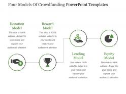 Four models of crowdfunding powerpoint templates