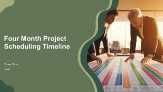 Four Month Project Scheduling Timeline PPT Guidelines AT Four Month Project Scheduling Timeline PPT Guidelines AT