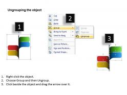 Four options diagram for powerpoint template slide