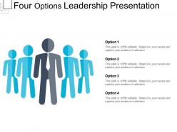 Four options leadership presentation