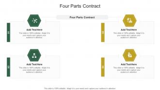 Four Parts Contract In Powerpoint And Google Slides Cpb