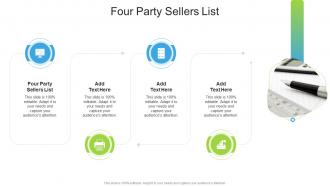 Four Party Sellers List In Powerpoint And Google Slides Cpb