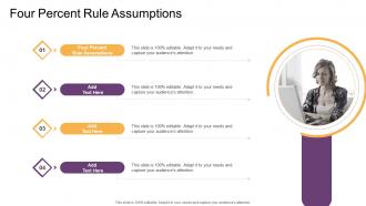 Four Percent Rule Assumptions In Powerpoint And Google Slides Cpb