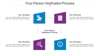 Four Person Verification Process Ppt Powerpoint Presentation Summary Cpb