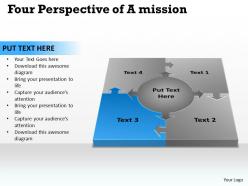 Four perspective of a templates mission 11