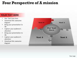 Four perspective of a templates mission 11