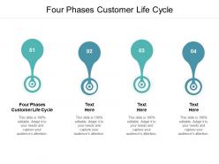Four phases customer life cycle ppt powerpoint presentation layouts good cpb