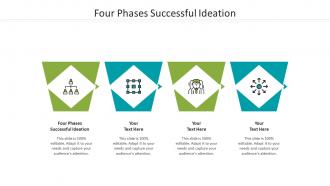 Four phases successful ideation ppt powerpoint presentation file influencers cpb