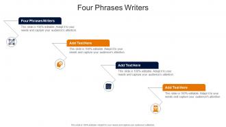 Four Phrases Writers In Powerpoint And Google Slides Cpb