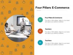 Four pillars e commerce ppt powerpoint presentation outline guidelines cpb