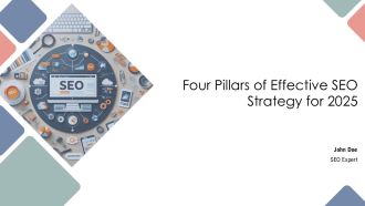 Four Pillars Of Effective SEO Strategy For 2025 PPT Structure AT