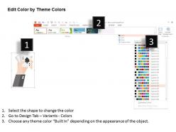 Four playing cards for game flat powerpoint design
