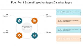 Four Point Estimating Advantages Disadvantages In Powerpoint And Google Slides Cpb