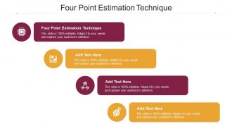 Four Point Estimation Technique Ppt Powerpoint Presentation Summary Model Cpb