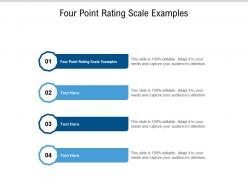Four point rating scale examples ppt powerpoint presentation summary infographic template cpb