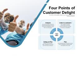 Four points of customer delight